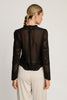 Kylie Top in Black Mesh Lace