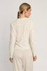 Cierra Top in White / Nude Lace