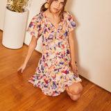Amala Stamped Floral Dress FINAL SALE