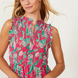 Kaylee Raspberry Floral Dress