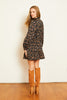 Clemie Dress in Stamped Leopard