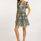 Emmeline Wildcat Tapestry Dress