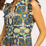 Emmeline Wildcat Tapestry Dress