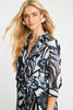 Becky Dress in Woodblock Palm