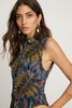 Prue Dress in Midnight Palm