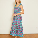 Delphine Dress in Kaleidoscope Batik