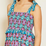 Delphine Dress in Kaleidoscope Batik