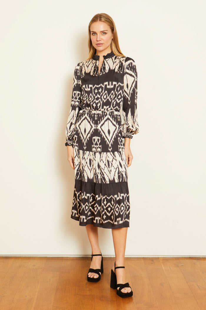Julie Dress in Ikat Tapestry