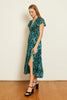 Mia Dress in Emerald Burnout