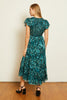 Mia Dress in Emerald Burnout