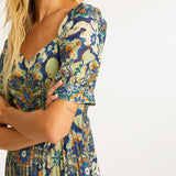 Aidette Wildcat Tapestry Dress