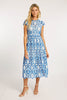 Raquel White / French Blue Lace Dress