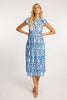 Raquel White / French Blue Lace Dress