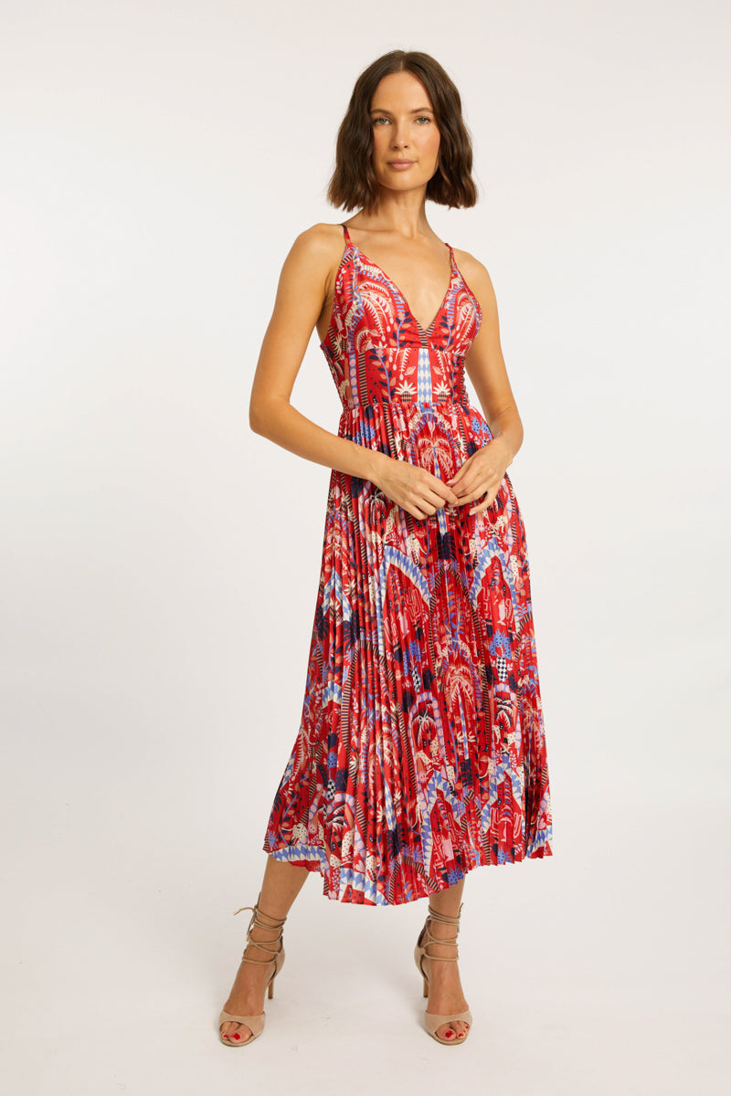 Genevieve Ruby Tropics Dress