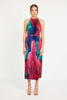 Jayce Dress in Blur Iris Bloom