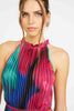 Jayce Dress in Blur Iris Bloom