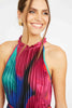 Jayce Dress in Blur Iris Bloom