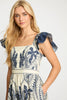 Tati Dress in Ink Island
