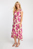 Lila Dress in Fuchsia Floret