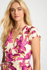 Lila Dress in Fuchsia Floret