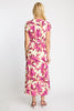 Lila Dress in Fuchsia Floret