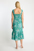 Nyx Dress in Green Ink & Bloom