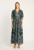 Aneta Dress in Patchwork Flower