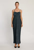 Jayda Dress in Teal Metallic Knit