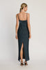 Jayda Dress in Teal Metallic Knit