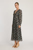 Perle Dress in Floral Burnout Lurex Chiffon