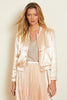 Lily Jacket in Champagne Shiny Woven