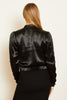 Lily Jacket in Black Shiny Woven