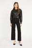 Sabrina Jacket in Black Vegan Leather