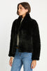 Ivanna Jacket in Black Faux Fur