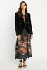 Kindra Jacket in Black Stretch Velvet