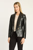 Kindra Jacket in Black Vegan Leather