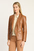Kindra Jacket in Tobacco Vegan Leather