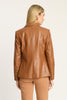 Kindra Jacket in Tobacco Vegan Leather