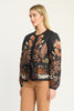 Ember Reversible Jacket in Crouching Cheetah Black