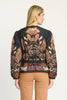 Ember Reversible Jacket in Crouching Cheetah Black
