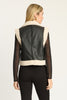 Cove Vest in Cream / Black