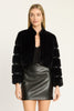 Abril Faux Fur Jacket in Black