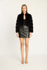 Abril Faux Fur Jacket in Black