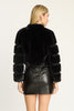 Abril Faux Fur Jacket in Black