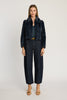 Sona Jacket in Navy Faux Fur