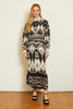 Lucille Skirt in Ikat Tapestry
