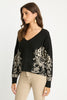 Krista Sweater in Zebra Fern