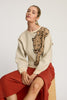 Courtney Sweater in Cream / Cheetah