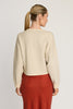 Courtney Sweater in Cream / Cheetah