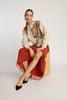 Courtney Sweater in Cream / Cheetah